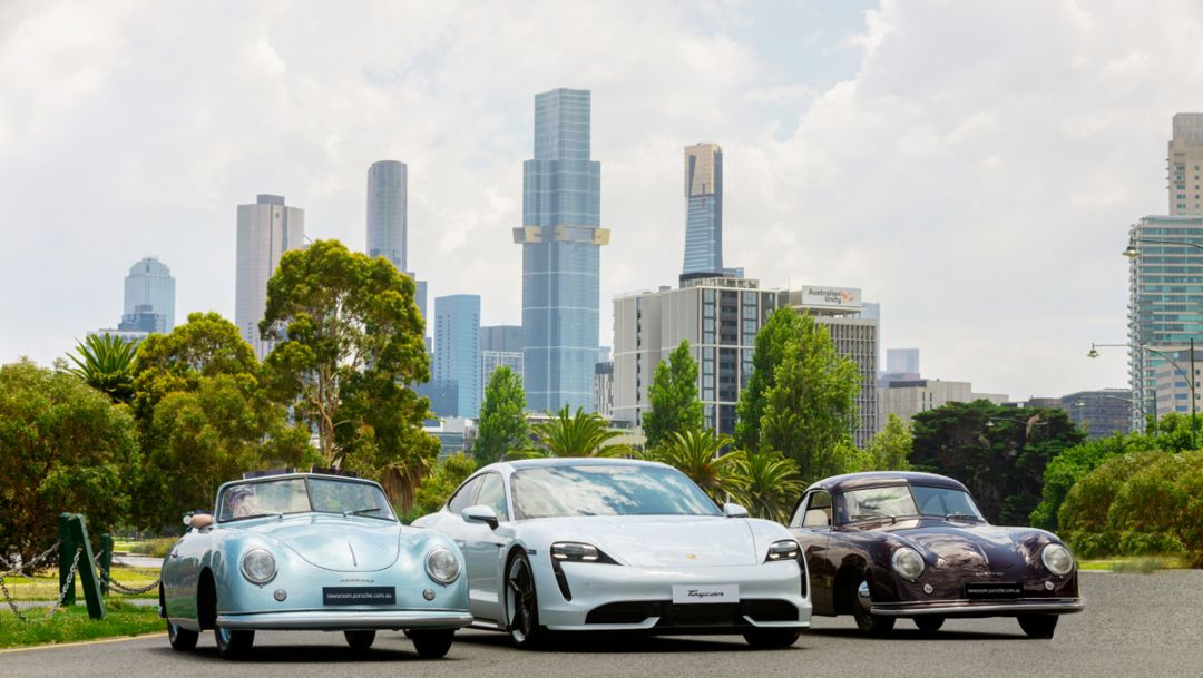Porsche Heritage meets it's Future. 70 Years of Porsche in Australia.
